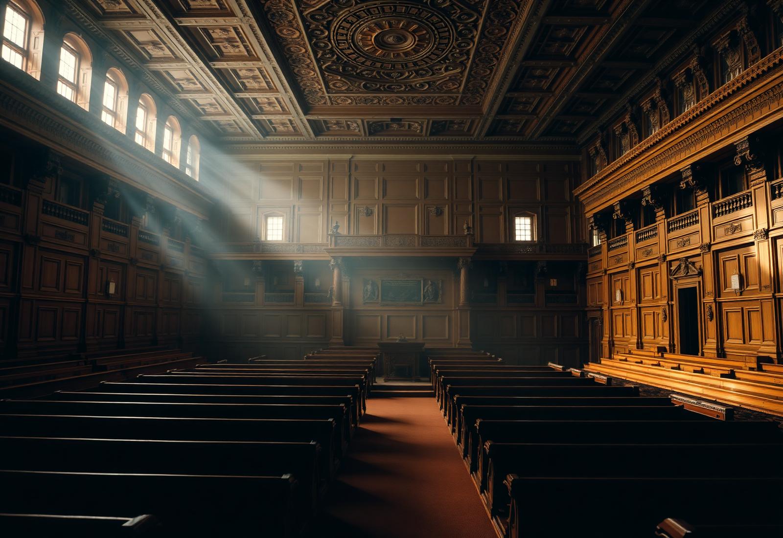 Courtroom interior
